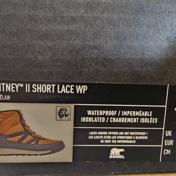 Sorel Womens Whitney II Lace-Up Wat Elk Waterproof 11M -A037 - Picture 11 of 11